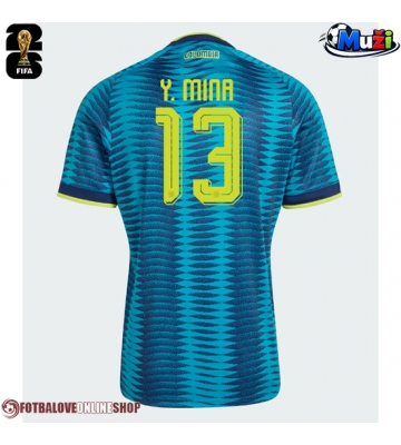 Kolumbie Yerry Mina #13 Venkovní Dres MS 2026 Krátkým Rukávem