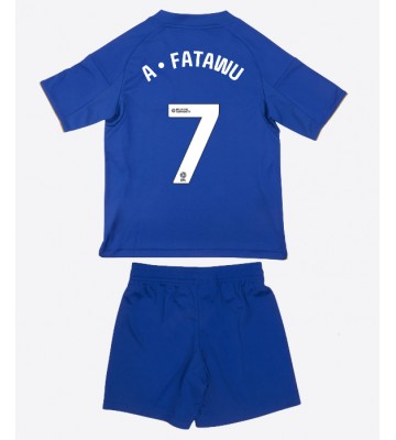 Leicester City Issahaku Fatawu #7 Domácí dres komplet pro Děti 2025-26 Krátkým Rukávem (+ Krátké kalhoty)