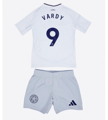 Leicester City Jamie Vardy #9 Alternativní dres komplet pro Děti 2024-25 Krátkým Rukávem (+ Krátké kalhoty)