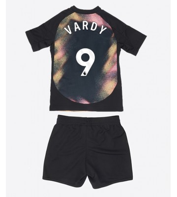 Leicester City Jamie Vardy #9 Venkovní dres komplet pro Děti 2024-25 Krátkým Rukávem (+ Krátké kalhoty)