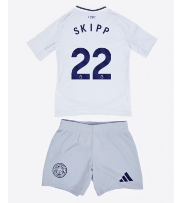 Leicester City Oliver Skipp #22 Alternativní dres komplet pro Děti 2024-25 Krátkým Rukávem (+ Krátké kalhoty)