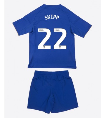 Leicester City Oliver Skipp #22 Domácí dres komplet pro Děti 2025-26 Krátkým Rukávem (+ Krátké kalhoty)