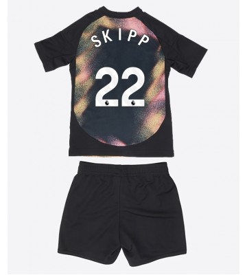 Leicester City Oliver Skipp #22 Venkovní dres komplet pro Děti 2024-25 Krátkým Rukávem (+ Krátké kalhoty)