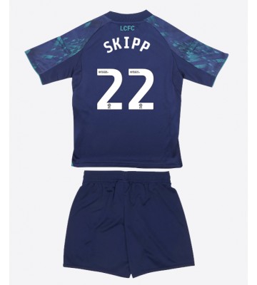 Leicester City Oliver Skipp #22 Venkovní dres komplet pro Děti 2025-26 Krátkým Rukávem (+ Krátké kalhoty)