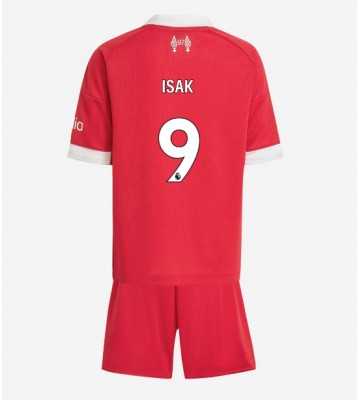 Liverpool Alexander Isak #9 Domácí dres komplet pro Děti 2025-26 Krátkým Rukávem (+ Krátké kalhoty)