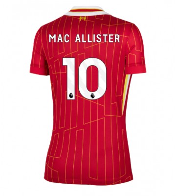 Liverpool Alexis Mac Allister #10 Domácí Dres pro Dámy 2024-25 Krátkým Rukávem