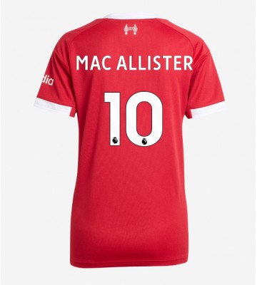 Liverpool Alexis Mac Allister #10 Domácí Dres pro Dámy 2025-26 Krátkým Rukávem Liverpool Alexis Mac Allister #10 Domácí Dres pro Dámy 2025-26 Krátkým Rukávem