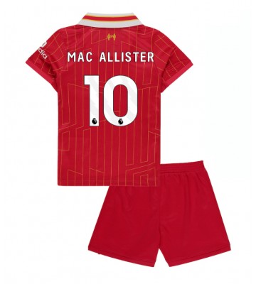 Liverpool Alexis Mac Allister #10 Domácí dres komplet pro Děti 2024-25 Krátkým Rukávem (+ Krátké kalhoty)