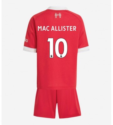 Liverpool Alexis Mac Allister #10 Domácí dres komplet pro Děti 2025-26 Krátkým Rukávem (+ Krátké kalhoty)