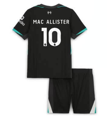 Liverpool Alexis Mac Allister #10 Venkovní dres komplet pro Děti 2024-25 Krátkým Rukávem (+ Krátké kalhoty)