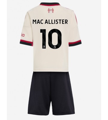 Liverpool Alexis Mac Allister #10 Venkovní dres komplet pro Děti 2025-26 Krátkým Rukávem (+ Krátké kalhoty)