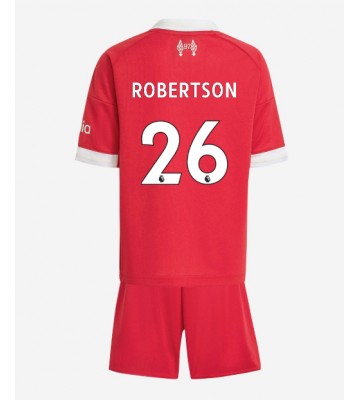 Liverpool Andrew Robertson #26 Domácí dres komplet pro Děti 2025-26 Krátkým Rukávem (+ Krátké kalhoty)