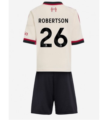 Liverpool Andrew Robertson #26 Venkovní dres komplet pro Děti 2025-26 Krátkým Rukávem (+ Krátké kalhoty)