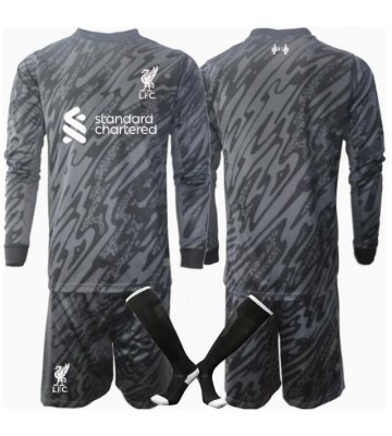 Liverpool Brankář Domácí dres komplet pro Děti 2024-25 Dlouhým Rukávem (+ Krátké kalhoty)