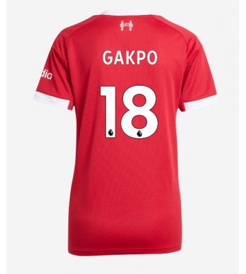 Liverpool Cody Gakpo #18 Domácí Dres pro Dámy 2025-26 Krátkým Rukávem