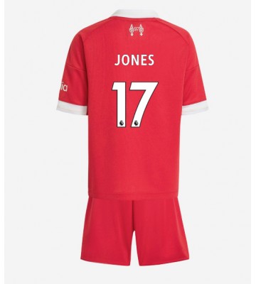 Liverpool Curtis Jones #17 Domácí dres komplet pro Děti 2025-26 Krátkým Rukávem (+ Krátké kalhoty)