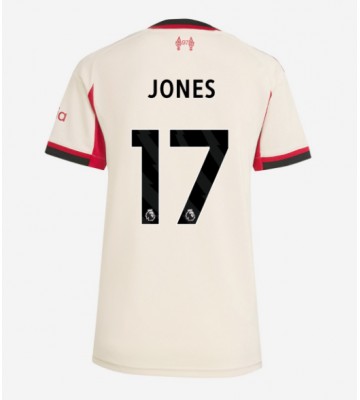 Liverpool Curtis Jones #17 Venkovní Dres pro Dámy 2025-26 Krátkým Rukávem