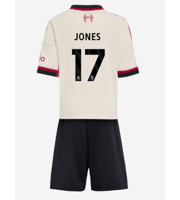 Liverpool Curtis Jones #17 Venkovní dres komplet pro Děti 2025-26 Krátkým Rukávem (+ Krátké kalhoty)