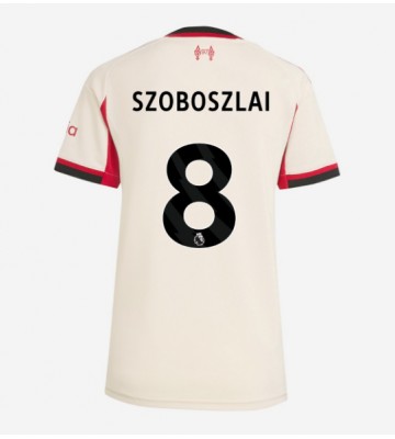 Liverpool Dominik Szoboszlai #8 Venkovní Dres pro Dámy 2025-26 Krátkým Rukávem