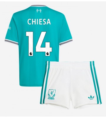 Liverpool Federico Chiesa #14 Alternativní dres komplet pro Děti 2025-26 Krátkým Rukávem (+ Krátké kalhoty)