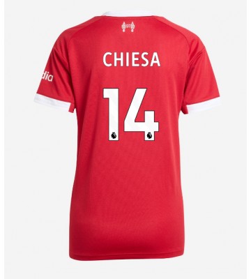 Liverpool Federico Chiesa #14 Domácí Dres pro Dámy 2025-26 Krátkým Rukávem