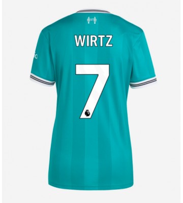 Liverpool Florian Wirtz #7 Alternativní Dres pro Dámy 2025-26 Krátkým Rukávem Liverpool Florian Wirtz #7 Alternativní Dres pro Dámy 2025-26 Krátkým Rukávem