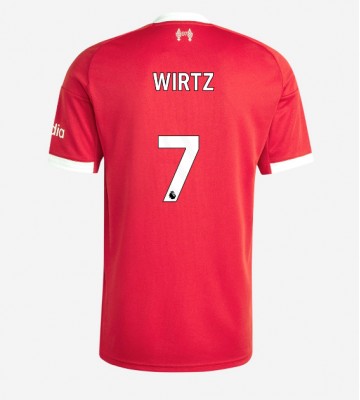 Liverpool Florian Wirtz #7 Domácí Dres 2025-26 Krátkým Rukávem Liverpool Florian Wirtz #7 Domácí Dres 2025-26 Krátkým Rukávem