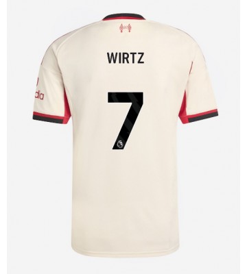 Liverpool Florian Wirtz #7 Venkovní Dres 2025-26 Krátkým Rukávem Liverpool Florian Wirtz #7 Venkovní Dres 2025-26 Krátkým Rukávem