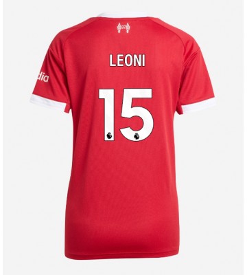 Liverpool Giovanni Leoni #15 Domácí Dres pro Dámy 2025-26 Krátkým Rukávem