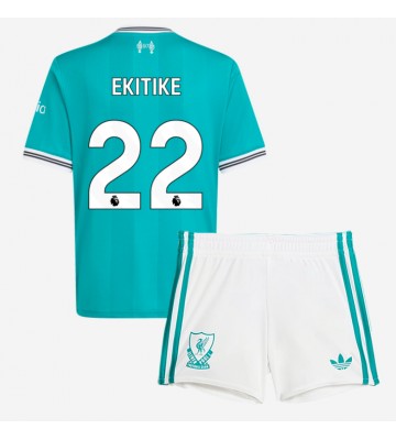 Liverpool Hugo Ekitike #22 Alternativní dres komplet pro Děti 2025-26 Krátkým Rukávem (+ Krátké kalhoty)