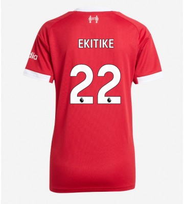 Liverpool Hugo Ekitike #22 Domácí Dres pro Dámy 2025-26 Krátkým Rukávem