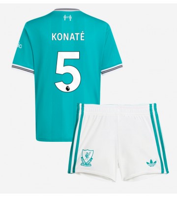 Liverpool Ibrahima Konate #5 Alternativní dres komplet pro Děti 2025-26 Krátkým Rukávem (+ Krátké kalhoty)