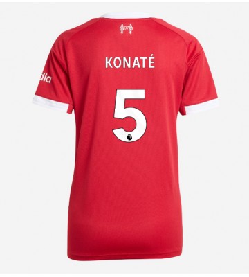 Liverpool Ibrahima Konate #5 Domácí Dres pro Dámy 2025-26 Krátkým Rukávem