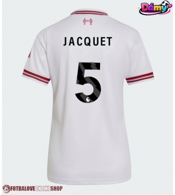 Liverpool Jeremy Jacquet #5 Venkovní Dres pro Dámy 2026-27 Krátkým Rukávem
