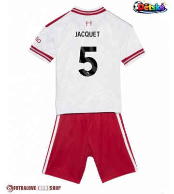 Liverpool Jeremy Jacquet #5 Venkovní dres komplet pro Děti 2026-27 Krátkým Rukávem (+ Krátké kalhoty)