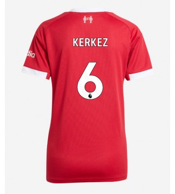 Liverpool Milos Kerkez #6 Domácí Dres pro Dámy 2025-26 Krátkým Rukávem