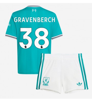 Liverpool Ryan Gravenberch #38 Alternativní dres komplet pro Děti 2025-26 Krátkým Rukávem (+ Krátké kalhoty)