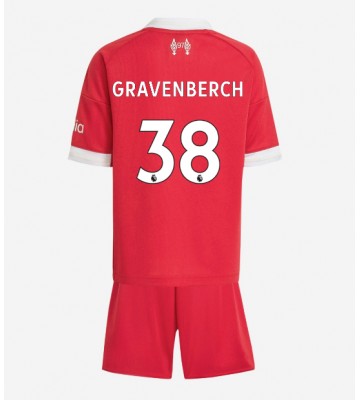 Liverpool Ryan Gravenberch #38 Domácí dres komplet pro Děti 2025-26 Krátkým Rukávem (+ Krátké kalhoty)
