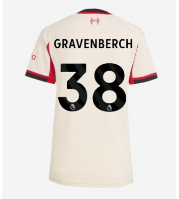 Liverpool Ryan Gravenberch #38 Venkovní Dres pro Dámy 2025-26 Krátkým Rukávem