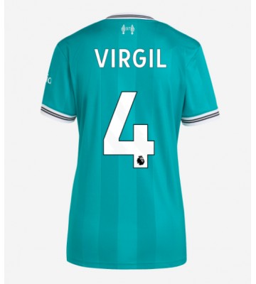 Liverpool Virgil van Dijk #4 Alternativní Dres pro Dámy 2025-26 Krátkým Rukávem