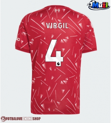 Liverpool Virgil van Dijk #4 Domácí Dres 2026-27 Krátkým Rukávem