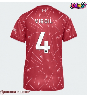 Liverpool Virgil van Dijk #4 Domácí Dres pro Dámy 2026-27 Krátkým Rukávem