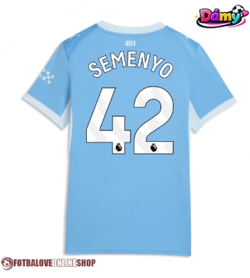 Manchester City Antoine Semenyo #42 Domácí Dres pro Dámy 2026-27 Krátkým Rukávem