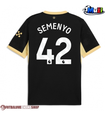 Manchester City Antoine Semenyo #42 Venkovní Dres 2026-27 Krátkým Rukávem