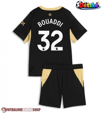 Manchester City Ayyoub Bouaddi #32 Venkovní dres komplet pro Děti 2026-27 Krátkým Rukávem (+ Krátké kalhoty)