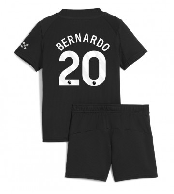 Manchester City Bernardo Silva #20 Venkovní dres komplet pro Děti 2025-26 Krátkým Rukávem (+ Krátké kalhoty)