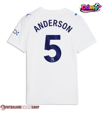 Manchester City Elliot Anderson #5 Alternativní Dres pro Dámy 2026-27 Krátkým Rukávem