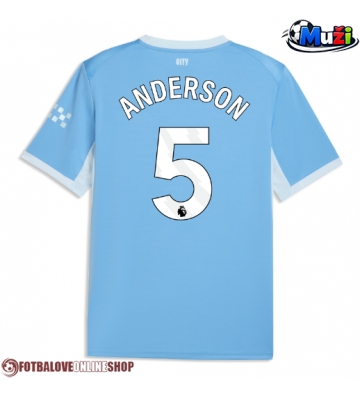Manchester City Elliot Anderson #5 Domácí Dres 2026-27 Krátkým Rukávem