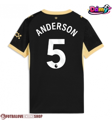 Manchester City Elliot Anderson #5 Venkovní Dres pro Dámy 2026-27 Krátkým Rukávem