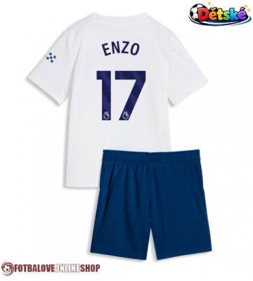 Manchester City Enzo Fernandez #17 Alternativní dres komplet pro Děti 2026-27 Krátkým Rukávem (+ Krátké kalhoty)